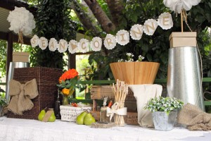 Wishing Well and Card Table