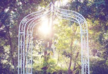 Ornate Garden Wedding Arbour