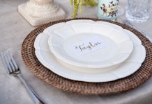 Lovestruck French Scalloped Plates