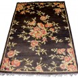 Lovestruck Rug Hire - Black Floral Rug