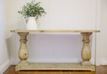 Ceremony Wooden Console Table Hire - Lovestruck Weddings