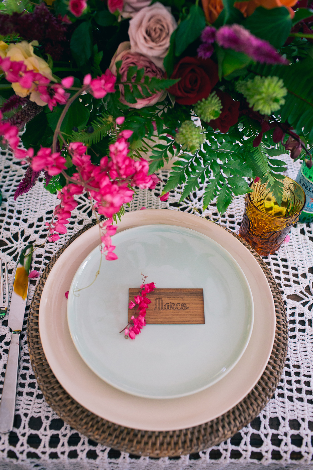 Lovestruck Weddings - Twine Magazine - Rattan Charger Plate Hire