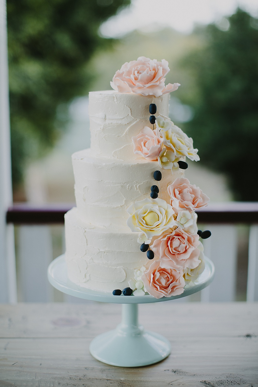 Lovestruck Weddings - Mike & Zoe - Cake by the Sweet Folk