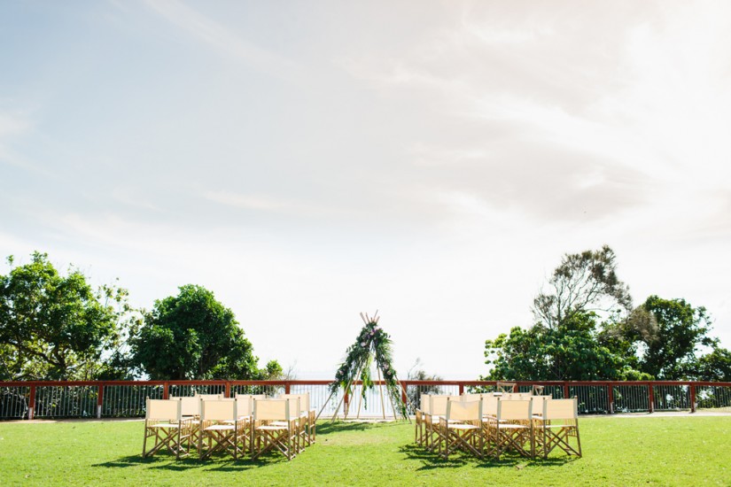 Lovestruck Wedding Ceremony at Kirra Hill Community Hall