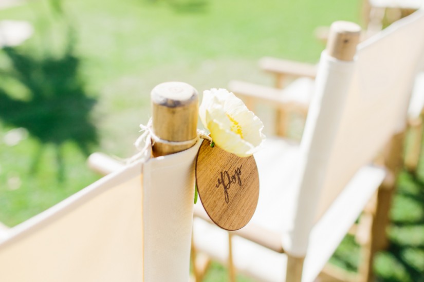 Director Chair Hire by Lovestruck Weddings