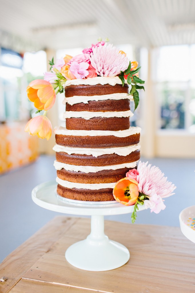 Lovestruck Weddings + Dot and Roy Naked Cake