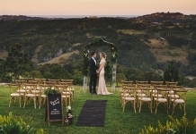 Lovestruck Wedding Ceremony Package with Cross Back Chairs