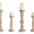 Lovestruck Weddings Wooden Candle Holders Hire