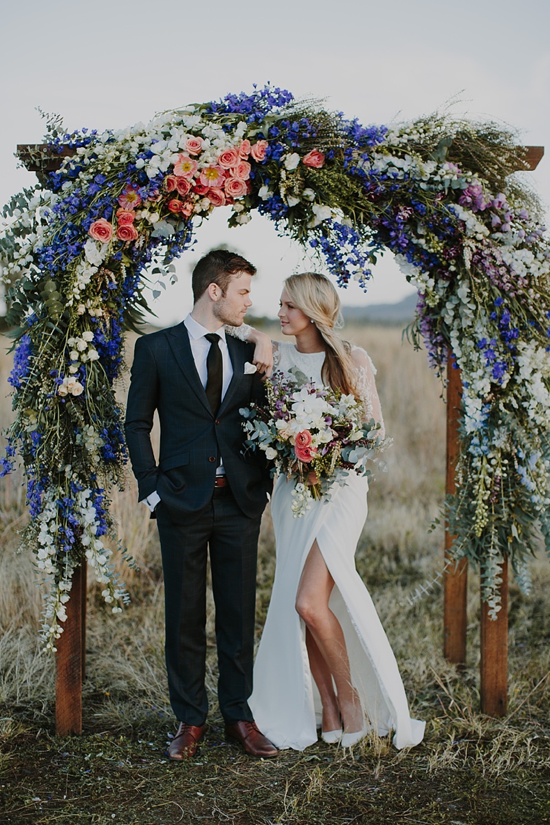 Heart & Colour Shoot - Lovestruck Wooden Arbour