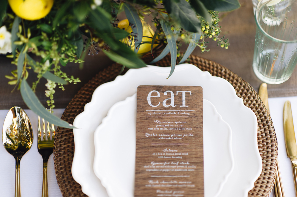 Lovestruck Weddings - Scalloped Plate Hire and Rattan Charger Plate Hire