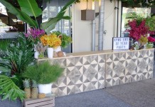 Black Tiled Bar Hire Gold Coast by Lovestruck Weddings