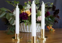 Gold Candlestick Hire - Lovestruck Weddings