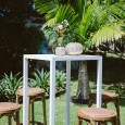 White Bar Table Hire - Lovestruck Weddings