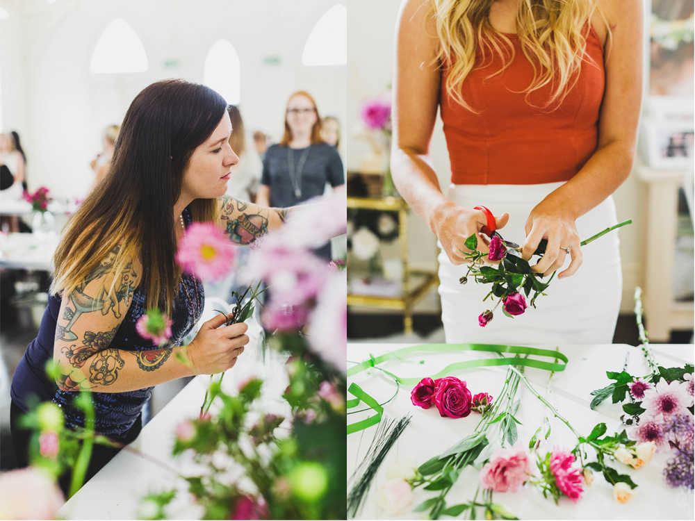 Stem Design Floral Workshop.  The Lovers Collective.