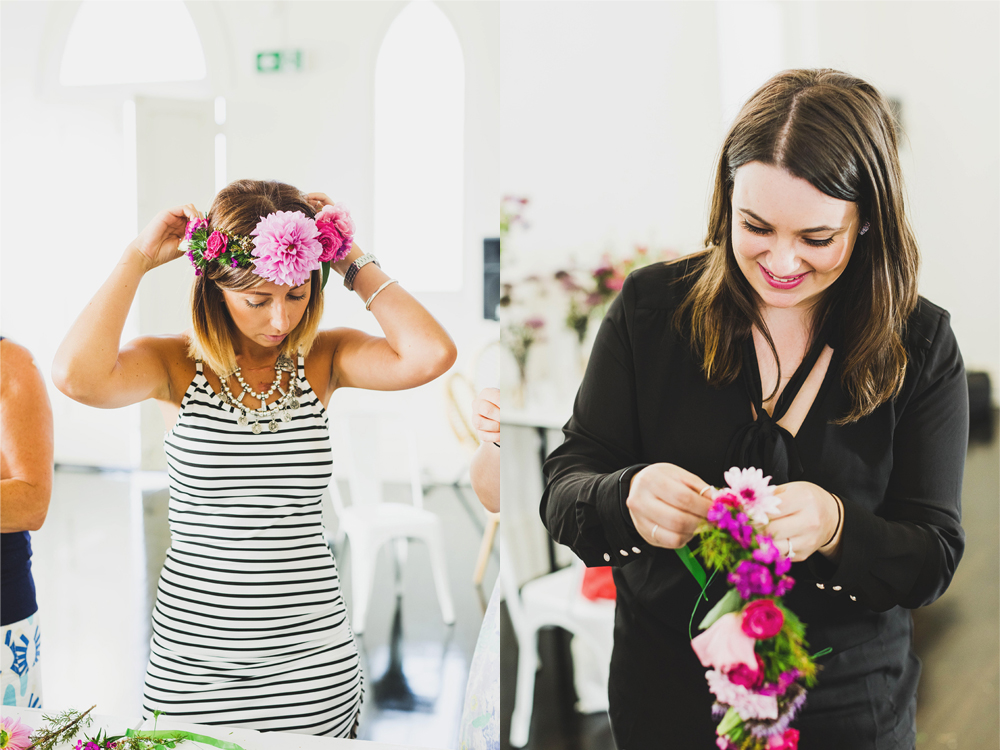 Stem Design Floral Workshop.  The Lovers Collective.