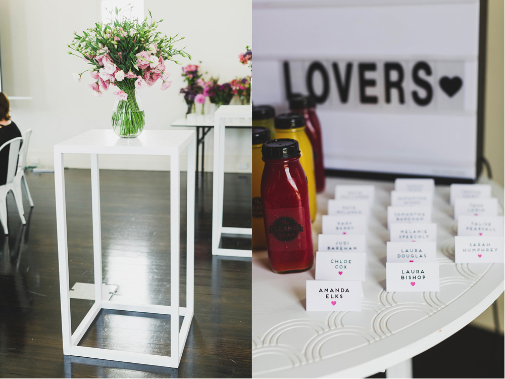 White Cocktail Furniture by Lovestruck Weddings.