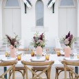 White Parquetry Table HIre - Lovestruck Weddings