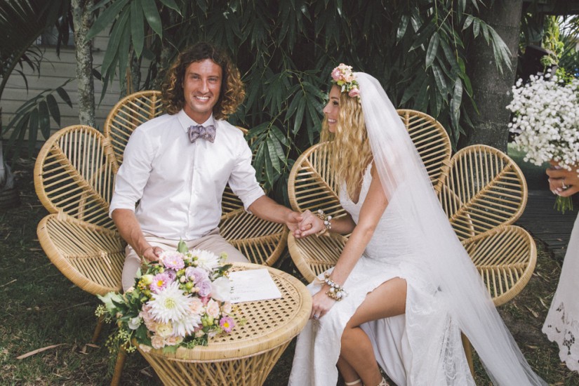 Megan and Ben - Secret Garden Wedding, Byron Bay.  Styled by Lovestruck Weddings.