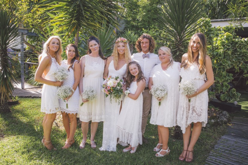 Megan and Ben - Secret Garden Wedding, Byron Bay