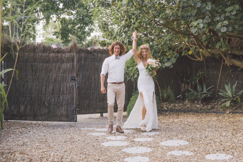 Megan and Ben - Secret Garden Wedding, Byron Bay