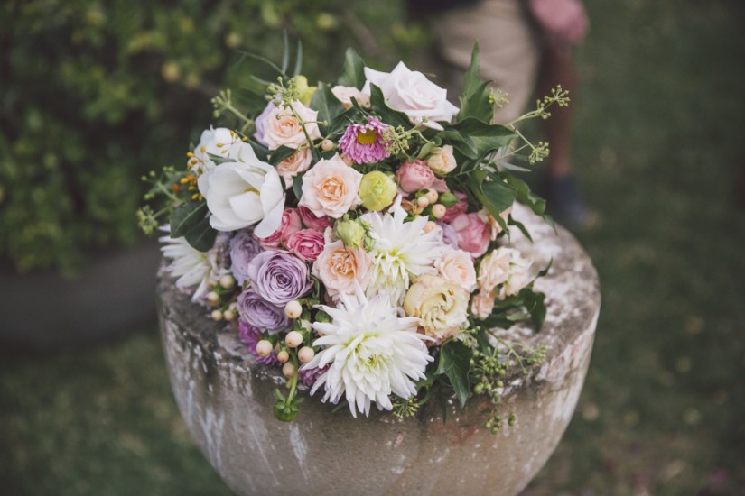 Megan and Ben - Secret Garden Wedding, Byron Bay.  Styled by Lovestruck Weddings.  Flowers by White Ivy Design.