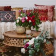Carved Wooden Coffee Table Hire - Lovestruck Weddings