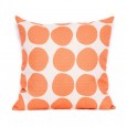 Orange Spot Cushion Hire - Lovestruck Weddings