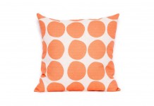 Orange Spot Cushion Hire - Lovestruck Weddings