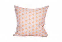 Orange Cross Cushion Hire - Lovestruck Weddings