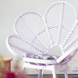 Lavender Rattan Chair by Lovestruck Weddings