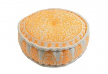 Orange Gypsy Pouf Hire - Lovestruck Weddings