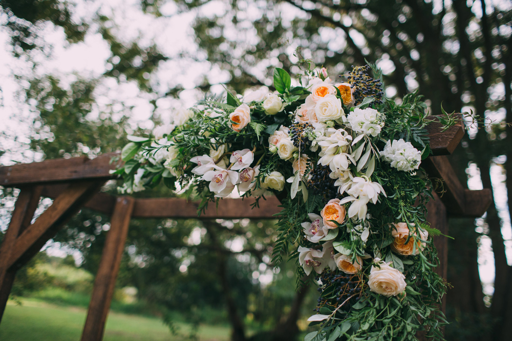 Floral arbour by Elyssium Blooms and Lovestruck Weddings