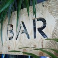 Palm Leaf Bar Sign Hire by Lovestruck Weddings