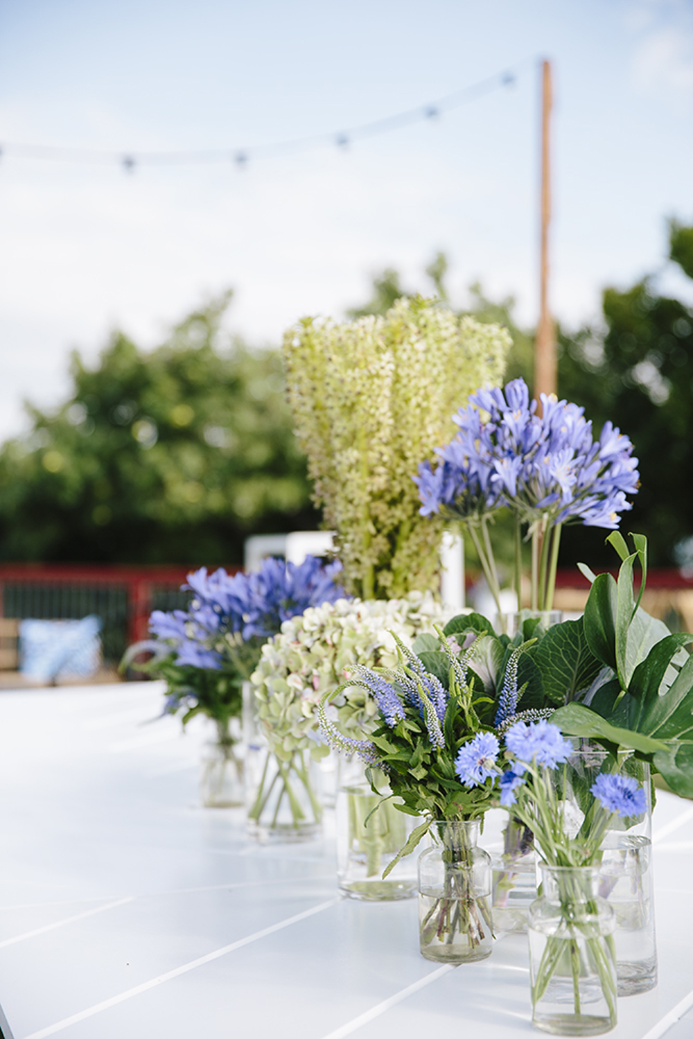 White Parquetry Table Hire by Lovestruck Weddings.  Flowers by Elyssium Blooms.