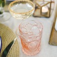 Pink Glassware Hire - Lovestruck Weddings