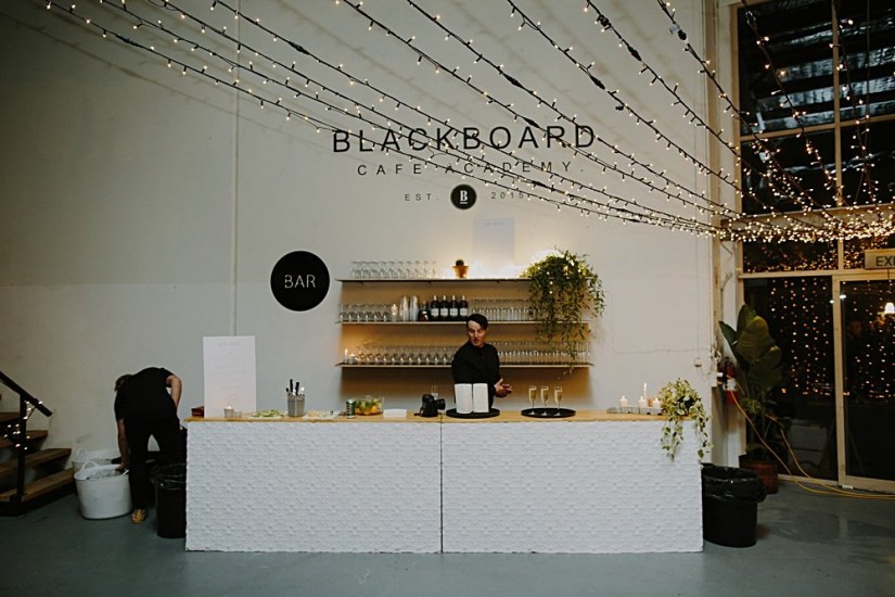 White Pressed Tin Bar Hire - Lovestruck Weddings