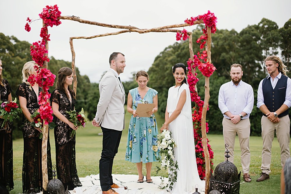 Jess and Matt - Newrybar Downs Wedding