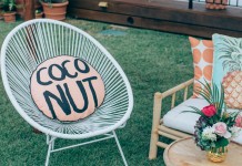 Round Coconut Cushion Hire - Lovestruck Weddings