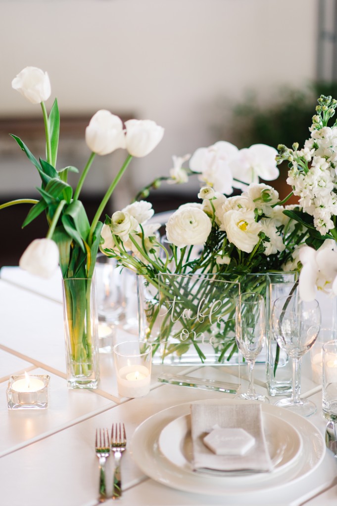 White Parquetry Table Hire by Lovestruck Weddings