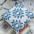 Blue Aztec Cushion - Hire by Lovestruck Weddings