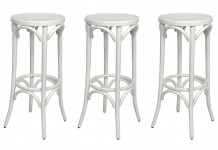 White Bentwood Stool Hire - Lovestruck Weddings