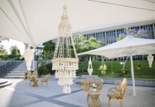 Shell Chandelier Hire by Lovestruck Weddings